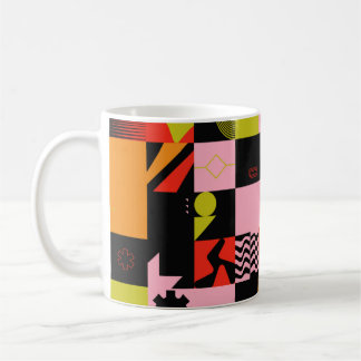 Dekonstruierte postmoderne inspirierte Kunstwerke  Kaffeetasse