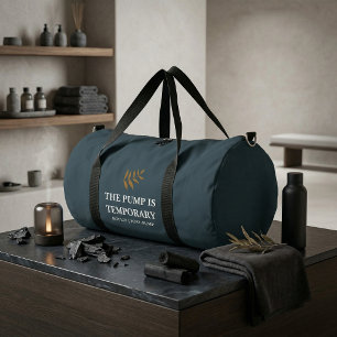 Dekonstruierte & wiederhergestellte Holzkohle   Du Duffle Bag