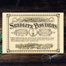 Dekopapier für Vintage Apotheke