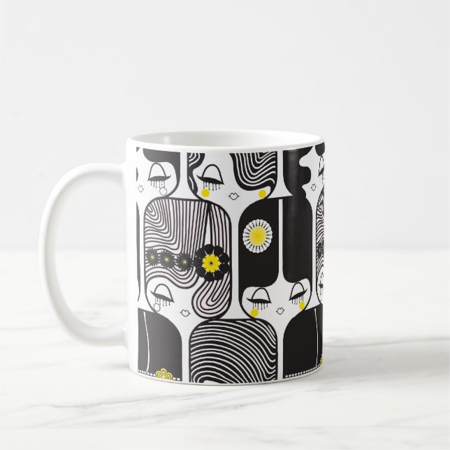 Dekopuppen-Tasse 1 Kaffeetasse (Links)