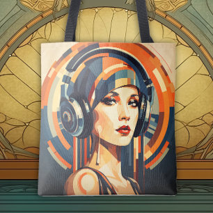 Dekor Art Déco neu interpretiert Tasche