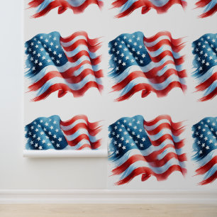 Dekor der amerikanischen Flagge Tapete