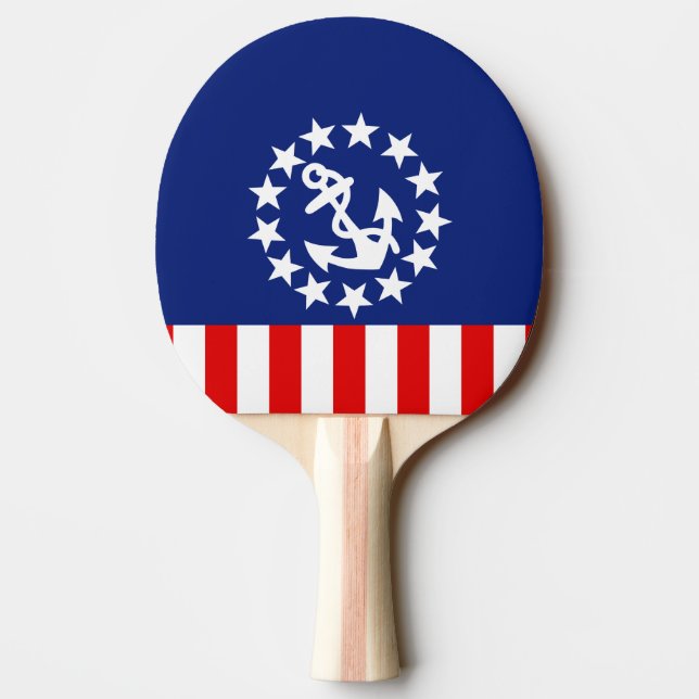 Dekor der amerikanischen Flagge Tischtennis Schläger (Rückseite)