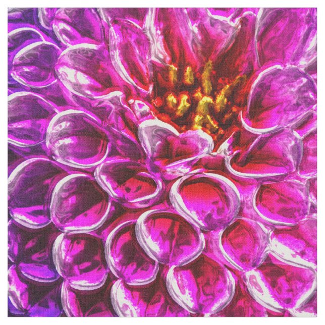 Dekor der Blume 68 - Eigene Stoffe (Nahaufnahme)