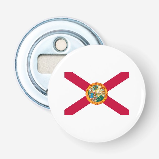 Dekor der Flaggengestaltung des Florida-Zustands Flaschenöffner (Vorderseite)