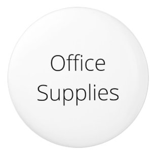 Dekor der Organisation, Bürobedarf Keramikknauf