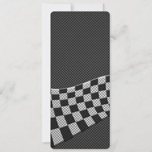 Dekor der Racing Flag Wave im Carbon Fibre-Stil