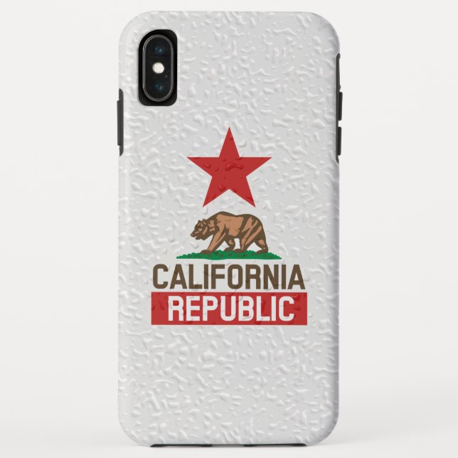 Dekor der Republik Nasskalifornien Case-Mate iPhone Hülle (Rückseite)