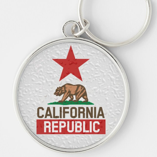 Dekor der Republik Nasskalifornien Schlüsselanhänger (Vorne)