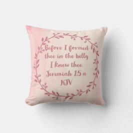 Dekor des christlichen Kinderzimmers - Jeremiah 1: Kissen