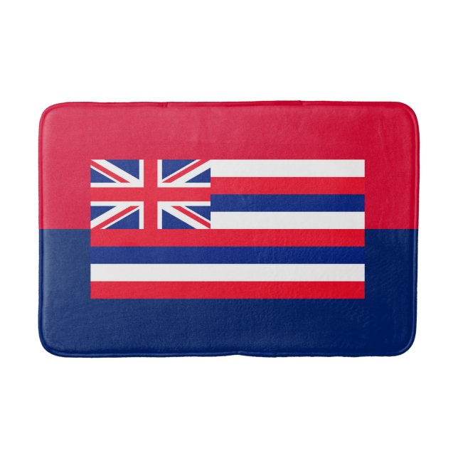 Dekor des Flaggendesigns des Hawaii-Staates Badematte (Vorderseite)