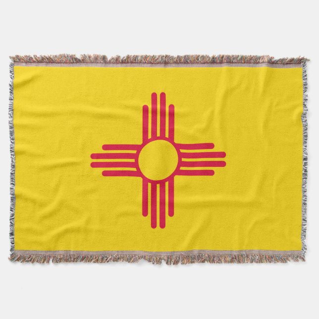 Dekor des Flaggendesigns des Staates New Mexiko Decke (Vorderseite)