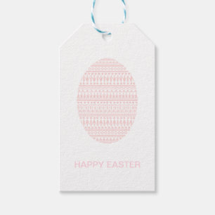 Dekor-Ei-Ostern-Geschenk-Umbau - Rosa Geschenkanhänger