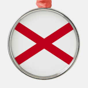 Dekor für das Design von Flaggen des Alabama-Zusta Ornament Aus Metall