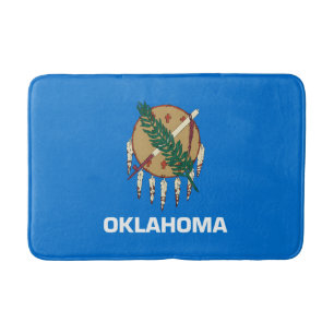 Dekor für das Flaggendesign des Staates Oklahoma Badematte