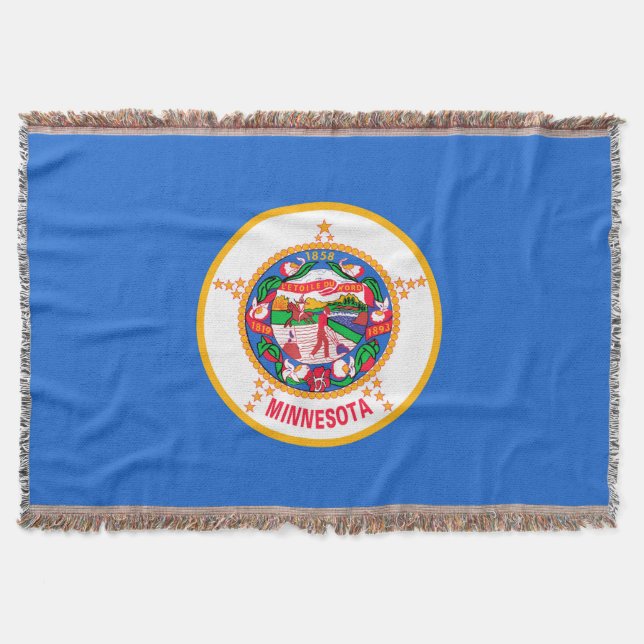 Dekor für die Flaggen des Minnesota-Zustands Decke (Vorderseite)