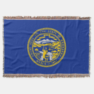 Dekor für die Flaggen des Nebraska-Staates Decke