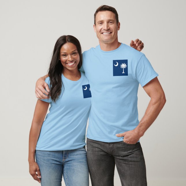 Dekor für die Flaggen des South Carolina-Staates T-Shirt (Unisex)