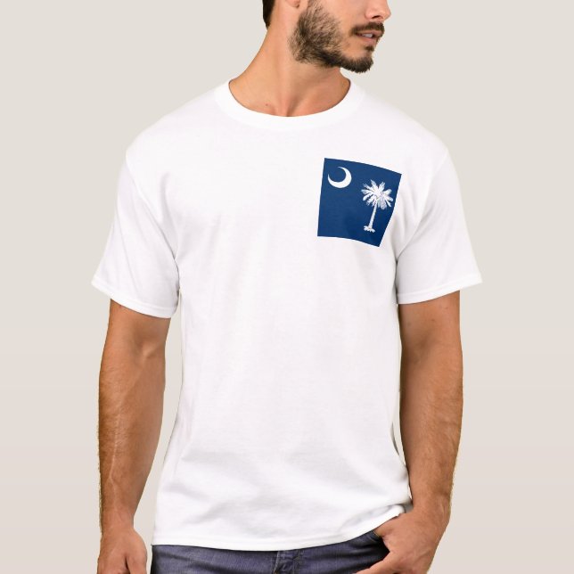 Dekor für die Flaggen des South Carolina-Staates T-Shirt (Vorderseite)
