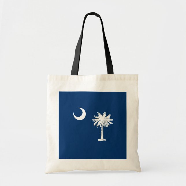Dekor für die Flaggen des South Carolina-Staates Tragetasche (Vorne)