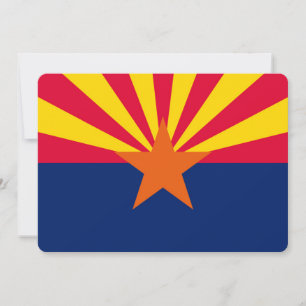 Dekor für die Flaggen des Staates Arizona