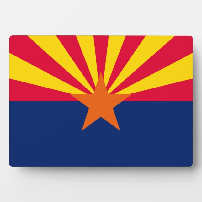 Dekor für die Flaggen des Staates Arizona Fotoplatte (Vorderseite)
