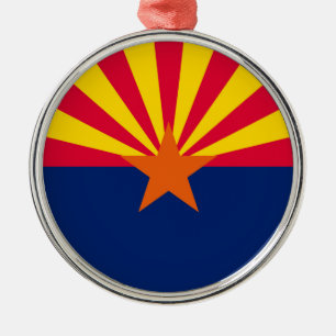 Dekor für die Flaggen des Staates Arizona Ornament Aus Metall