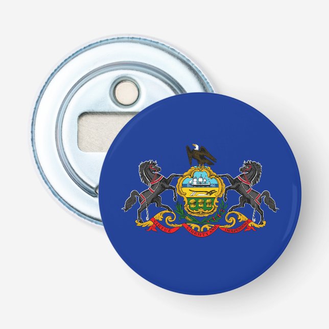 Dekor für die Flaggen des Staates Pennsylvania Flaschenöffner (Vorderseite)