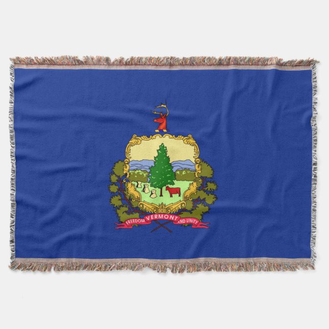 Dekor für die Flaggen des Vermont-Zustands Decke (Vorderseite)