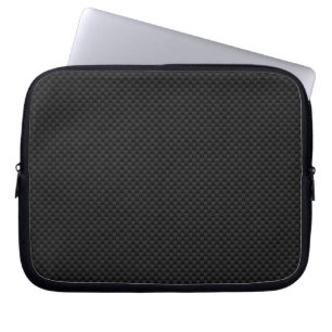Dekor im Schwarzweißfaserformat Laptopschutzhülle