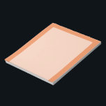 Dekor in Korallenrosa, nach Maß angepasst Notizblock<br><div class="desc">Dieses stilvolle Produkt in Lachskorallenrosa Akzent Farbe Hintergrund für sich selbst oder als Geschenk sicher einen Eindruck in den jeden Anlässen. Klicken Sie auf die Schaltfläche "Anpassen!",  um Werkzeuge zur Anpassung dieses Produkts anzuzeigen,  wenn Sie einen Texteditor und einen Bildlader verwenden möchten. Einführung</div>