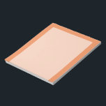 Dekor in Korallenrosa, nach Maß angepasst Notizblock<br><div class="desc">Dieses stilvolle Produkt in Lachskorallenrosa Akzent Farbe Hintergrund für sich selbst oder als Geschenk sicher einen Eindruck in den jeden Anlässen. Klicken Sie auf die Schaltfläche "Anpassen!", um Werkzeuge zur Anpassung dieses Produkts anzuzeigen, wenn Sie einen Texteditor und einen Bildlader verwenden möchten. Einführung</div>