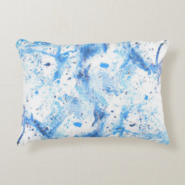Dekor mit blauem Kissen (Vorderseite)