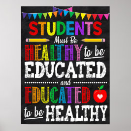 Dekor-Poster für Schulkrankenpfleger Poster