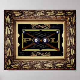 Dekor-Poster im klassischen Pool (Halle) Poster