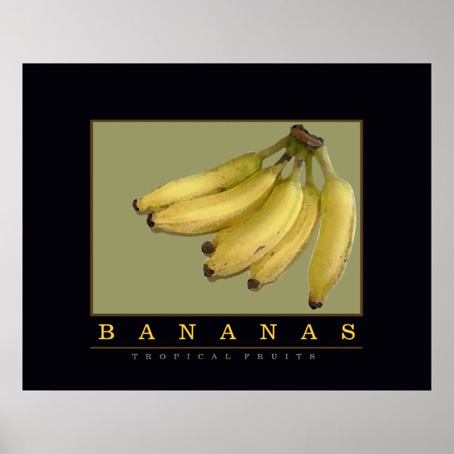 Dekoration aus gelben Bananenfrüchten (Vorne)