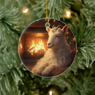 Dekoration aus niedlichen Ziegen, Geschenke für Zi