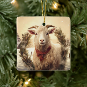 Dekoration aus niedlichen Ziegen, Geschenke für Zi