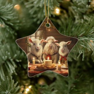 Dekoration aus niedlichen Ziegen, Geschenke für Zi