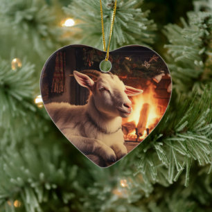 Dekoration aus niedlichen Ziegen, Geschenke für Zi