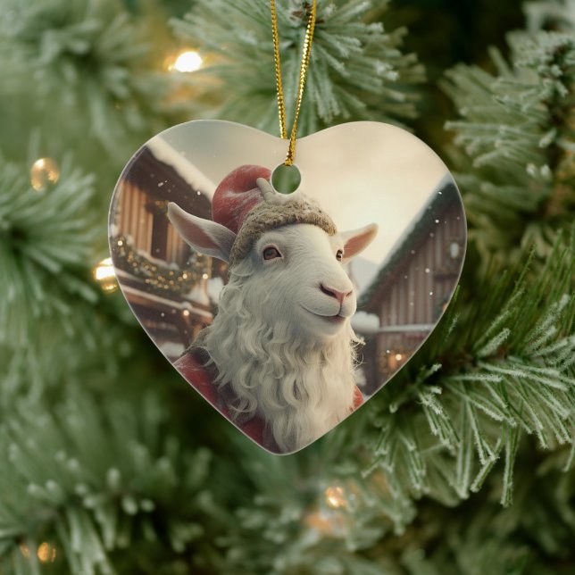 Dekoration aus niedlichen Ziegen, Geschenke für Zi (Baum)