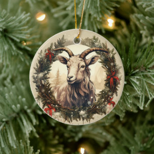 Dekoration aus niedlichen Ziegen, Geschenke für Zi