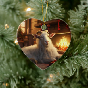 Dekoration aus niedlichen Ziegen, Geschenke für Zi