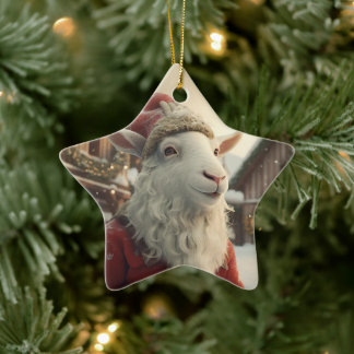 Dekoration aus niedlichen Ziegen, Geschenke für Zi