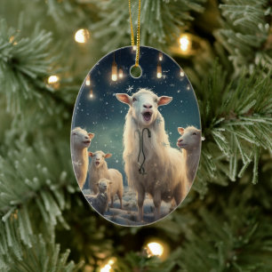 Dekoration aus niedlichen Ziegen, Geschenke für Zi