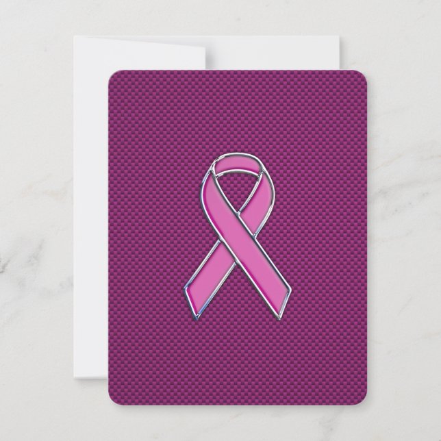 Dekoration aus rosa, rosafarbenen Kohlenstoff-Fase (Vorderseite)