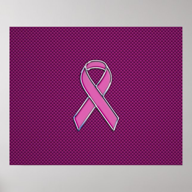 Dekoration aus rosa, rosafarbenen Kohlenstoff-Fase (Vorne)
