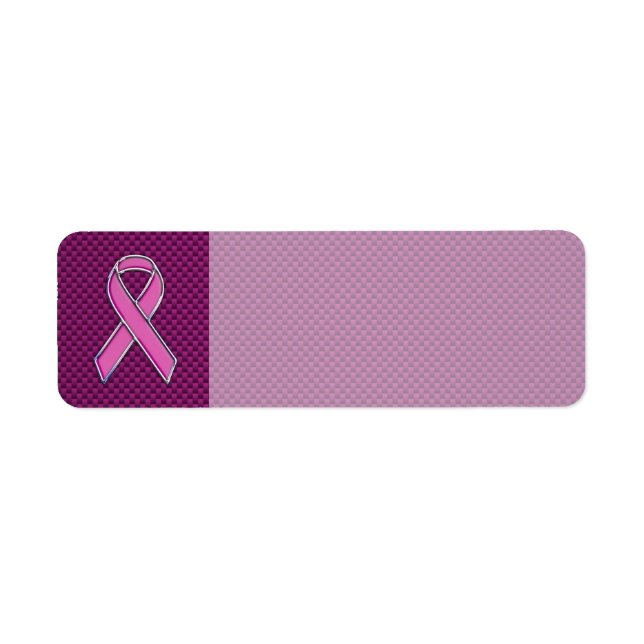 Dekoration aus rosa, rosafarbenen Kohlenstoff-Fase (Vorne)