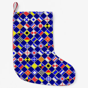 Dekoration der 3D-Effekte Gestaltete eckte nautisc Kleiner Weihnachtsstrumpf