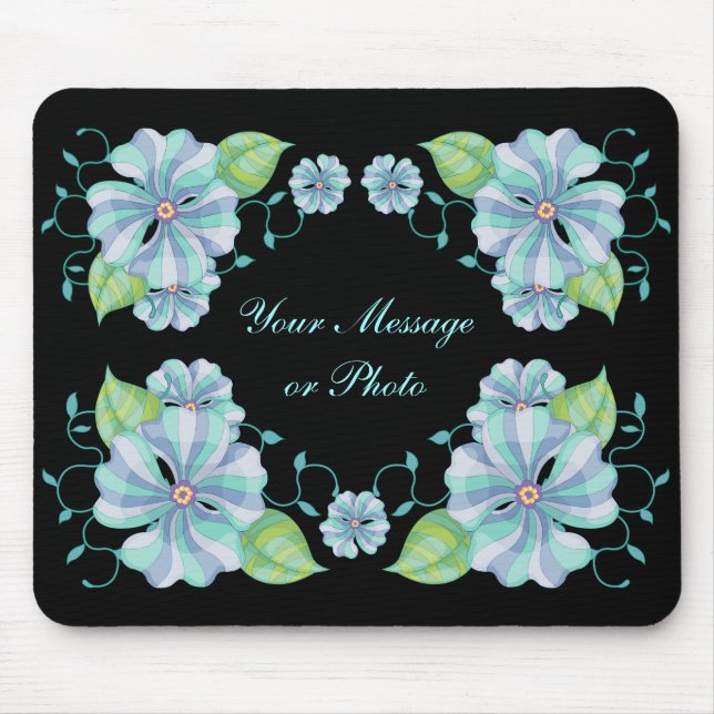Dekoration der Blume 8 Mousepad (Vorne)